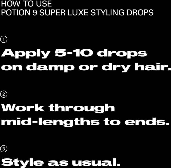Sebastian Professional Potion 9 Super Luxe Styling Drops 30 ml - Hårolja