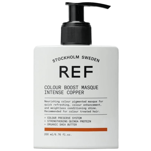 REF Colour Boost Mask Intense Copper 200ml - Hårinpackning