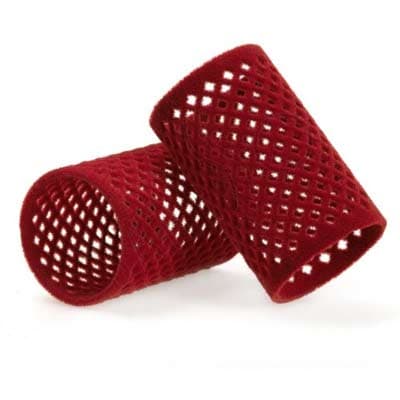 Flock Curler Red 40 mm