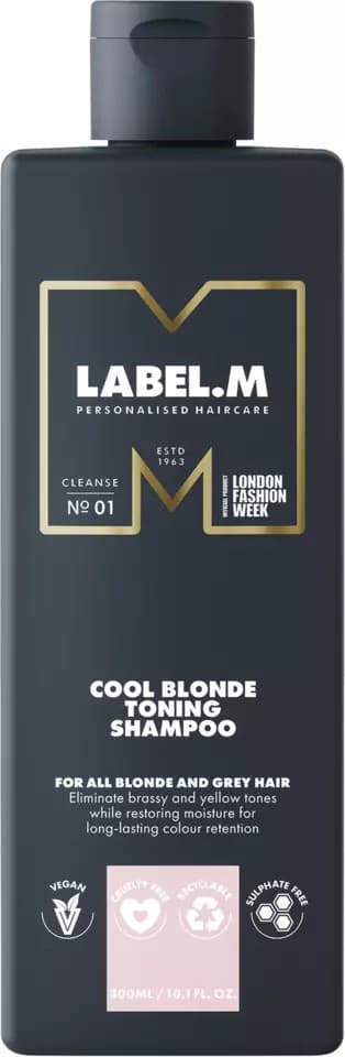 Label.m Cool Blonde Toning Shampoo 300ml - Schampo