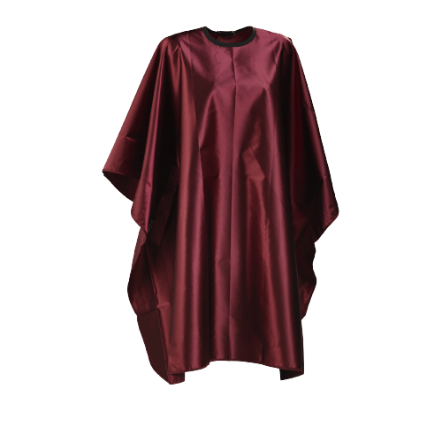 Wako Satin Klippkappa Burgundy