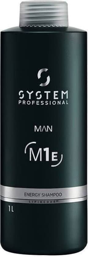 System Professional Man Energy Shampoo 1000ml - Schampo