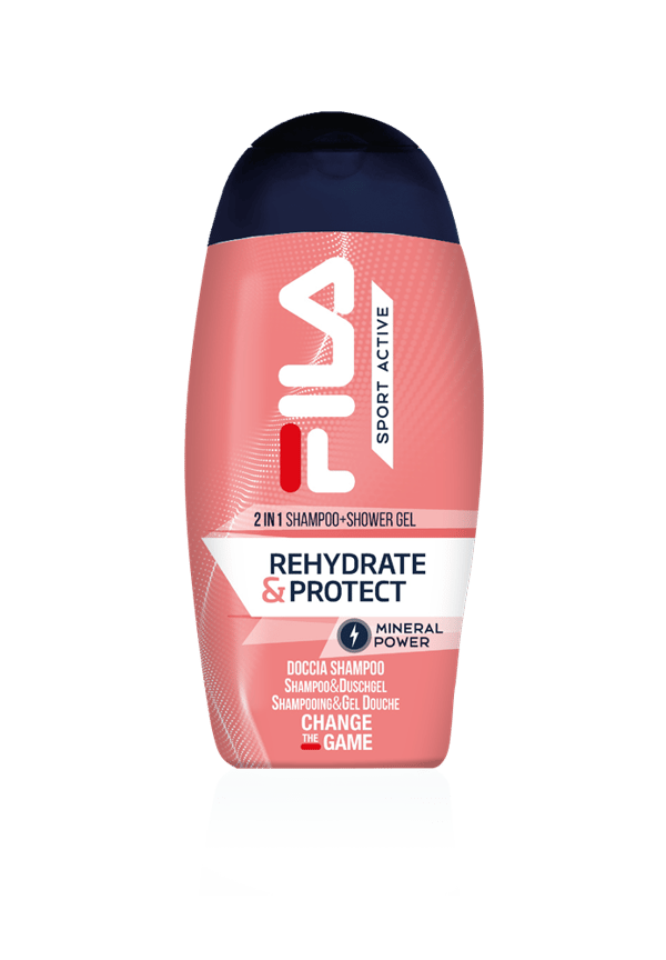 Fila Shampoo & Showergel 2in1 Rehydrate & Protect 250 ml