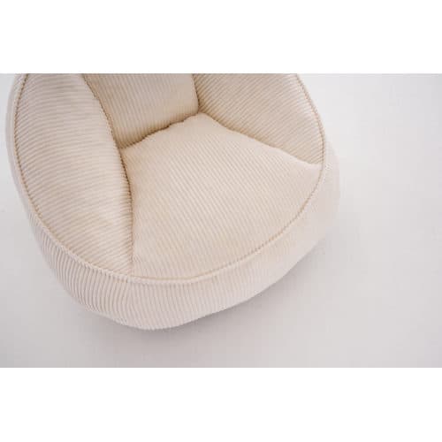 Sitsäck för vuxna & barn – för vardagsrum, sovrum, lekrum & kontor, beige, medium