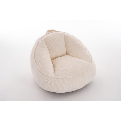 Sitsäck för vuxna & barn – för vardagsrum, sovrum, lekrum & kontor, beige, medium