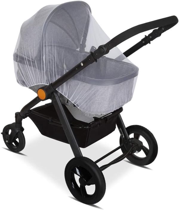 Myggenet - Til klapvogne - 1,5 m - Hvid