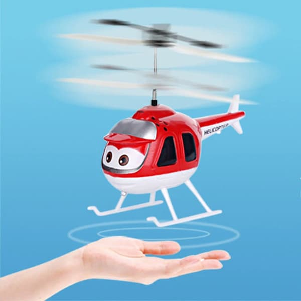 Mini RC Helikopterdrönare med Waterdrop-kontrollmodell Tecknad
