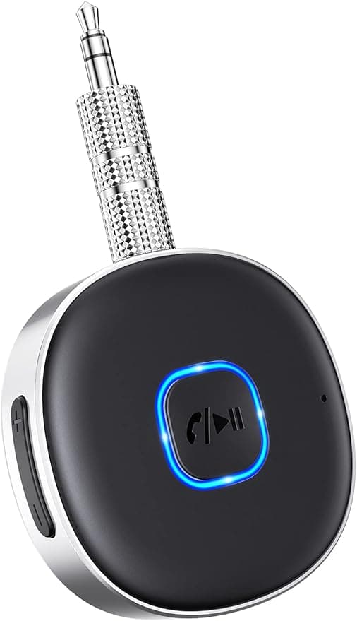 Bil Bluetooth AUX-adapter, velegnet til hjemmestereo/højttaler/kablede hovedtelefoner mini Bluetooth-modtager, Bluetooth