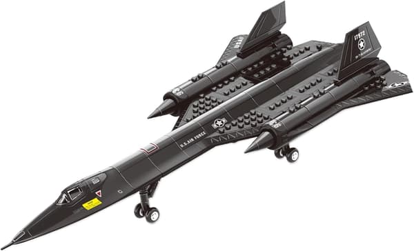 SR-71 stridsflygplan byggsats, lämplig för 8-14-åringar