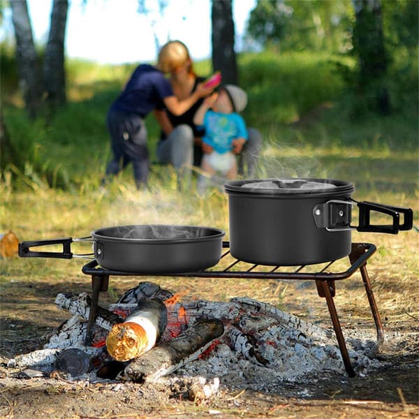 Campingkokkärl för ryggsäcksutrustning - Grön