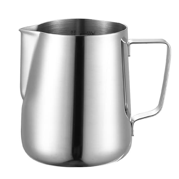 Latte Art Kop - Mælkeskummer - Rustfrit Stål - 350 ml - Gr