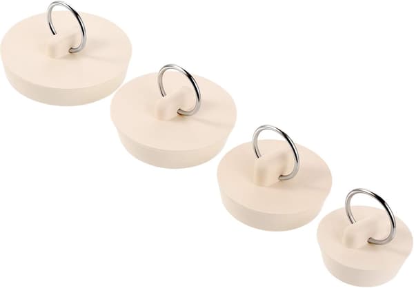 4 gummipropper til badekarafløb