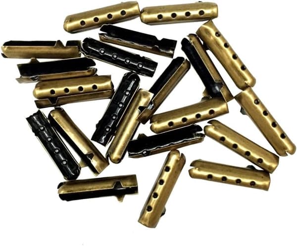 24 stk. metal DIY snørebåndsreparation snørebåndstips udskiftning E