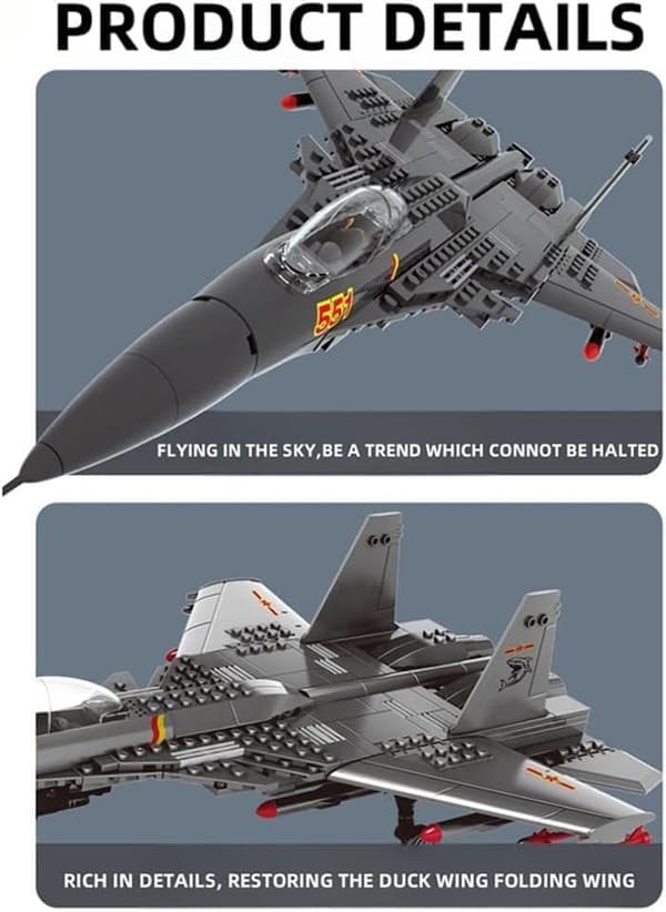 Hangarfartygsbaserat militärflygplan stridsflygplan flygvapen byggsats B