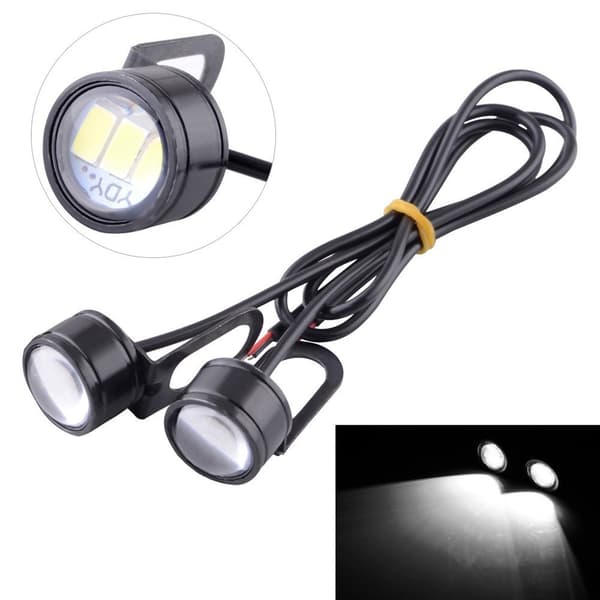 2st Nya 12V Eagle Eye LED Varselljus Dimma Backljus