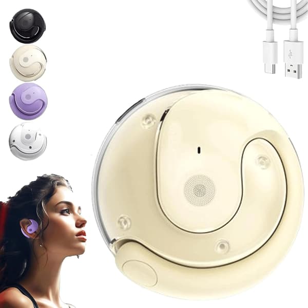 (Beige) Sprogoversettelseshovedtelefoner, trådløs Bluetooth