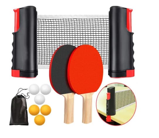 Bärbart Pingisset | Bordtennisset med Flexnät