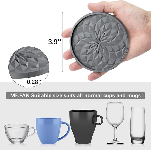stykker - Coasters - Coasters til bordet - Coasters - Sili
