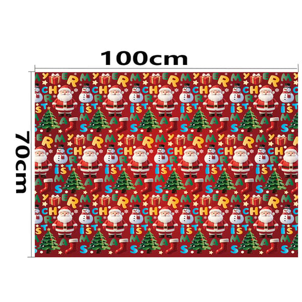Julklappspapper för presenter, 70*100cm, 10 st, 5 stilar