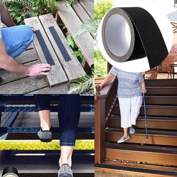 Halkskyddstejp - 5 cm x 5 m - DIY-tejp - Tejp - Varningstejp
