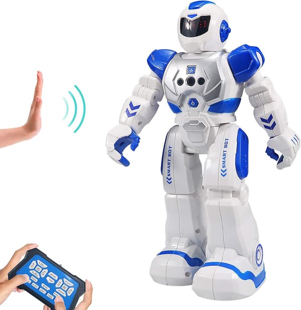 Smart robotlegetøj til børn, gestusstyring synger går da
