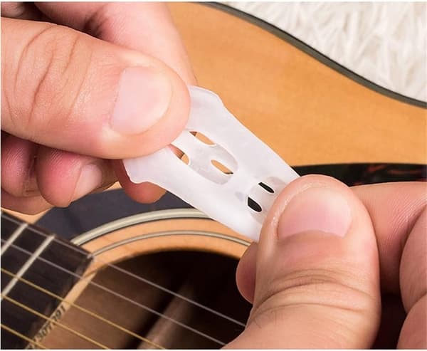Gitarr fingerskydd silikon - 25 st Transparent