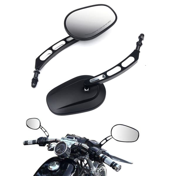 Motorcykel bakspejl reflektor Harley bakspejl sort