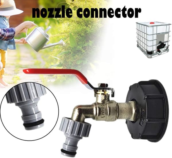 Til IBC tankadapter 1/2\" haneudløbsventilhane