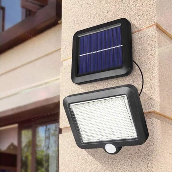 Solcellelamper til udendørs brug, 56 LED solcellelampe udendørs med bevægelse