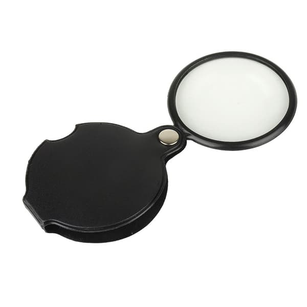 2 st kampanj, AGILITY Mini vikbart förstoringsglas i läder