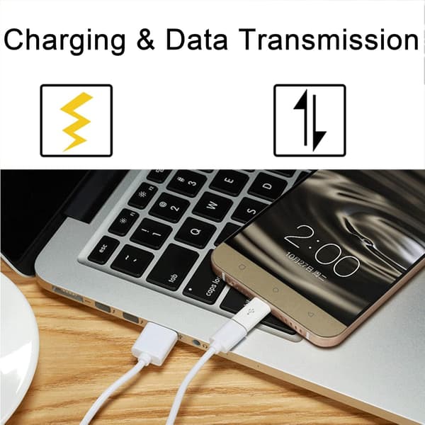 4 kappaletta USB C -sovitinta, USB C - Micro USB -sovitin Type C uros - Micro USB naarasliitin, Micro USB - USB Type C