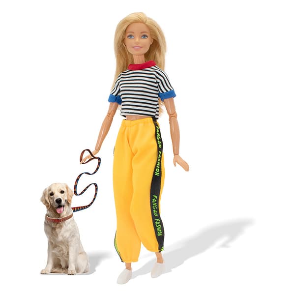 Barbie modekläder, 4 delar, 4 docktillbehör, för ch