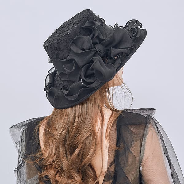 Dame bryllupshat Elegant blonde solhat Strandrejse Sommer