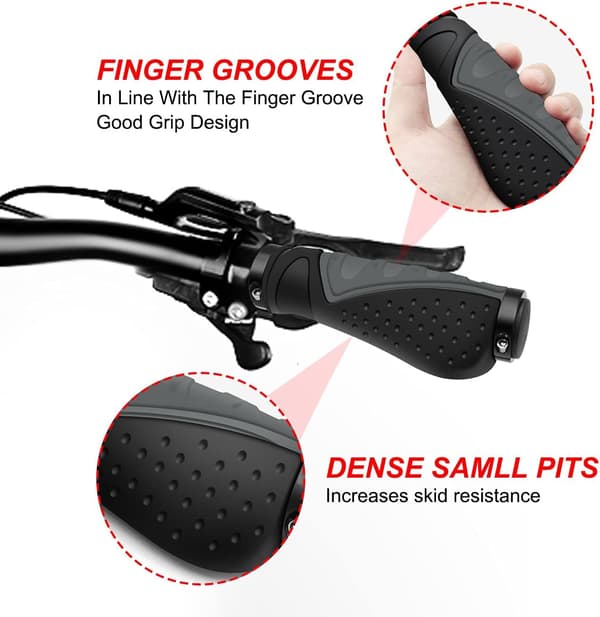 Cykelstyrgreb Gummi Skridsikker Ergonomisk MTB Greb B