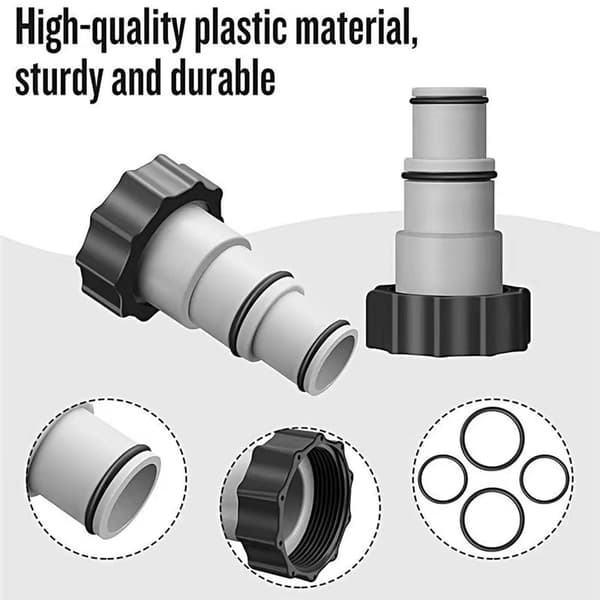 2 st poolslangadapter, pooladapter, adapter f