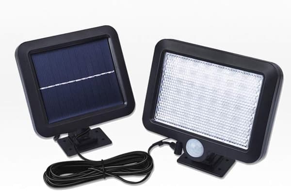 Solcellelamper til udendørs brug, 56 LED solcellelampe udendørs med bevægelse