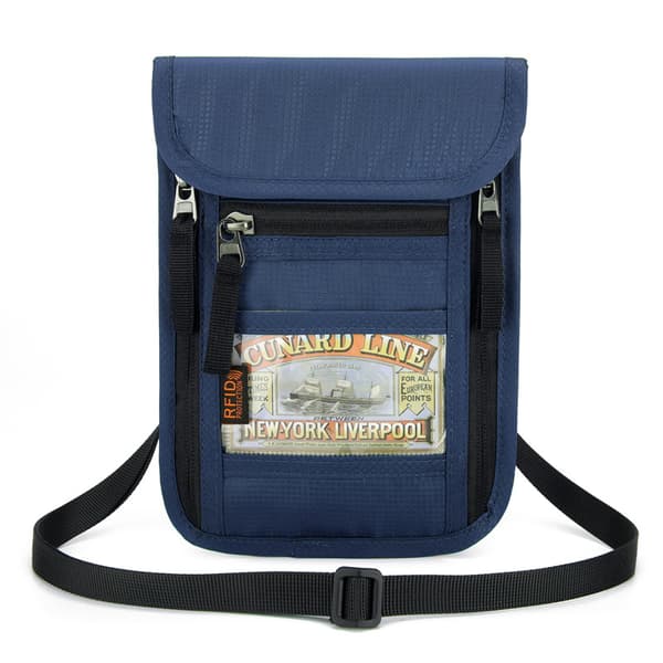 Passfodral - ID-ficka - RFID-blockering - Reseplånbok