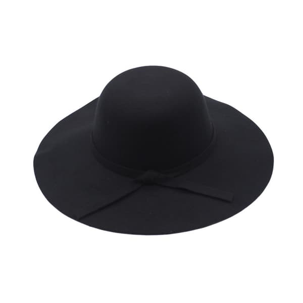 Retro bredbrättad hatt för kvinnor