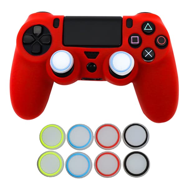 PS4 Xbox PS5 Tumomkopplare Tillbehörssats 8 Kontrollgrepp