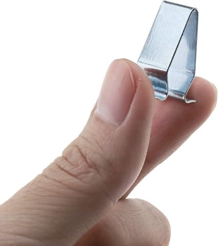 20-pack bilinteriör metallfästklämmor - 22 mm