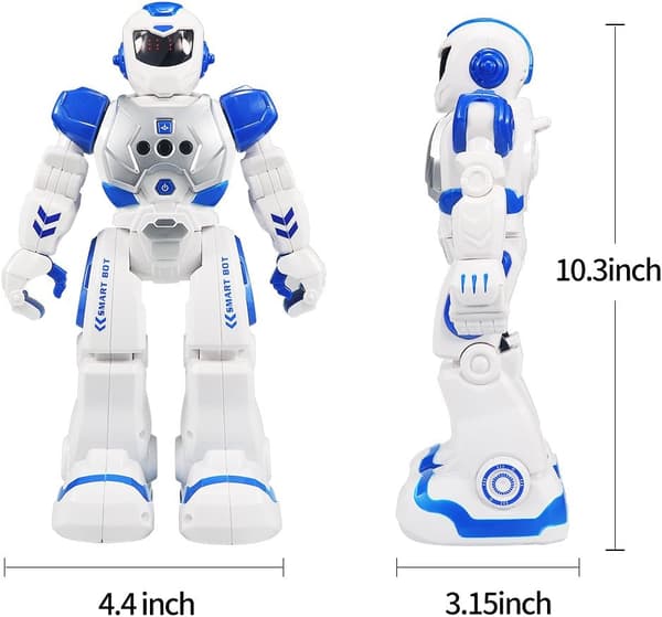 Smart robotleksak för barn, geststyrning, sjungande, gående, da