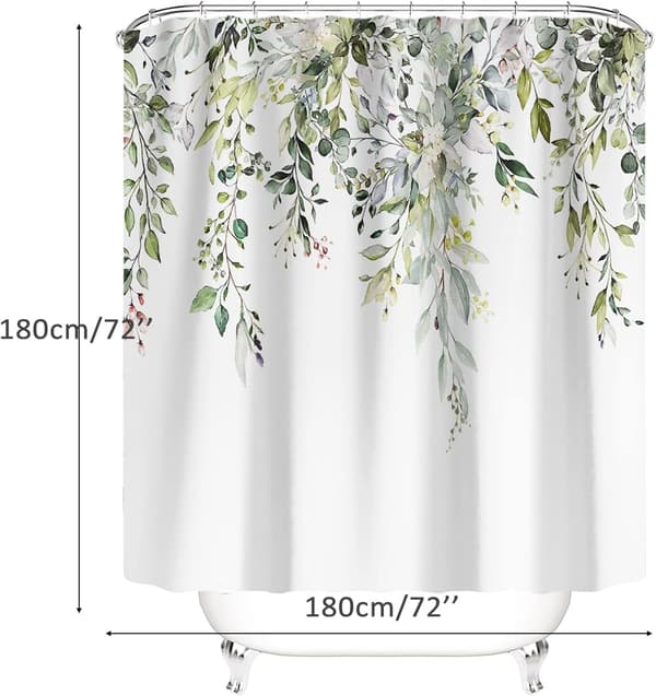 Bruseforhæng, stofgardin, bruseområde 180*180cm polyester