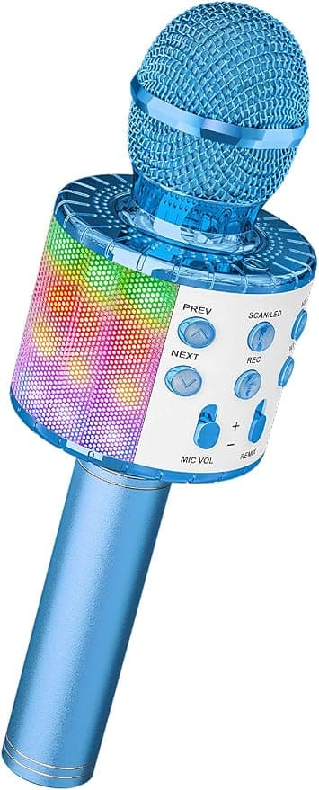 Trådlös karaokemikrofon, karaokedansmikrofon för barn med
