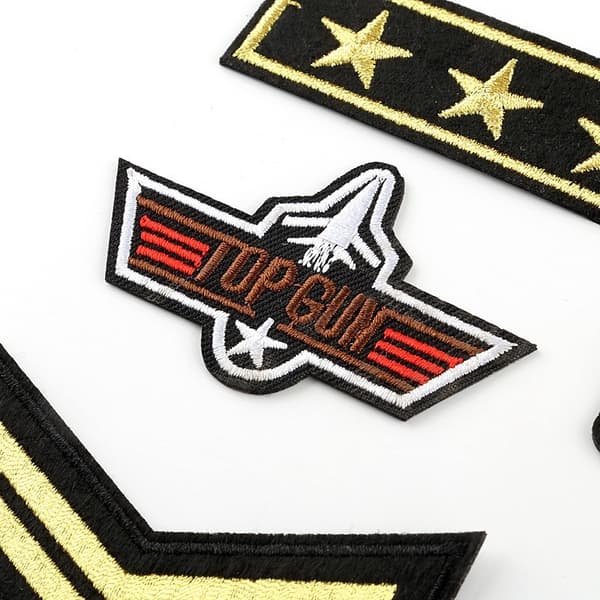 20-pack broderad amerikansk armé-patch sergeantgrad att sy på axeln
