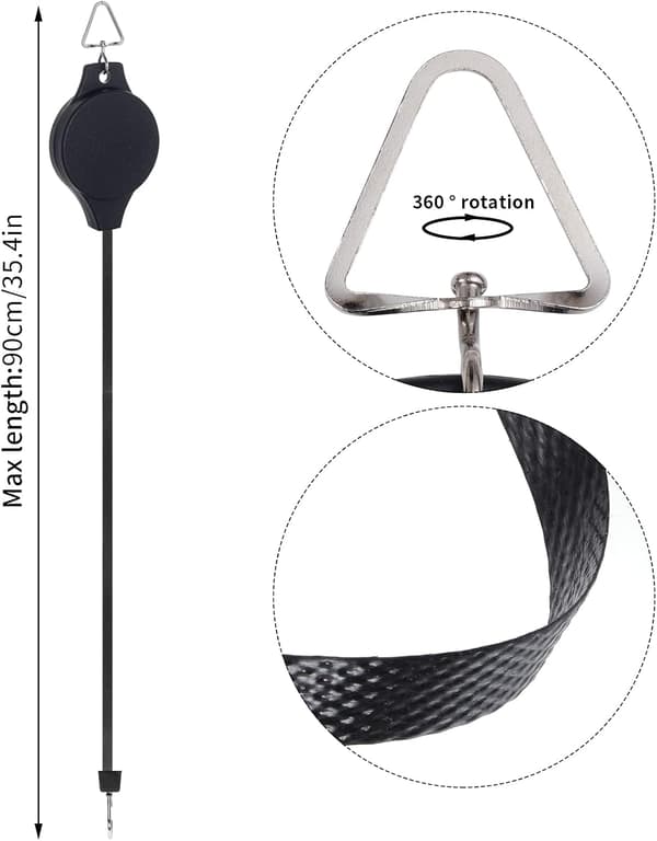 4-pack växtrulle infällbar växtkrokrulle justerbar pla