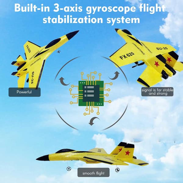 Su-35 RC flygplan, FX620 Röd, Radiostyrt flygplan för barn