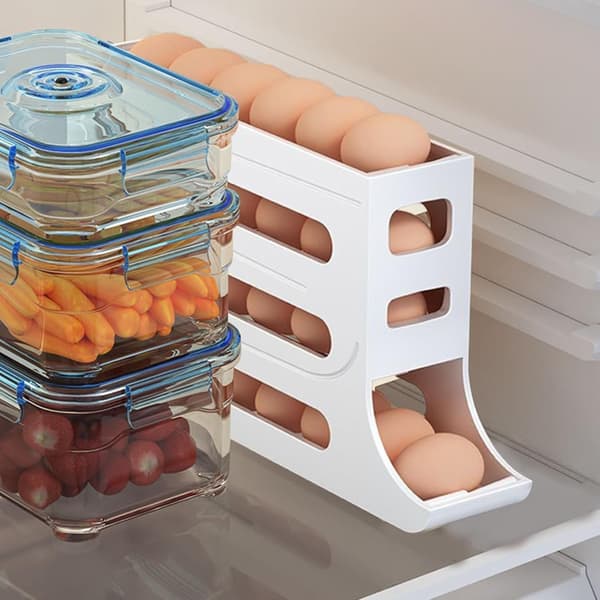 Äggställ i kylskåp, äggförvaringsställ i köket