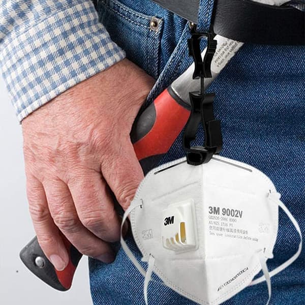 4-pack handskhållare, säkerhetstång för arbetshandskar, handskhållare
