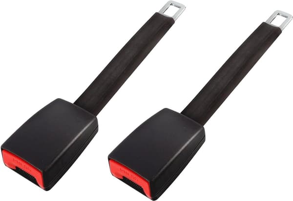 Sikkerhedsseler - 2 stk. - 25 cm - Universal - Sort
