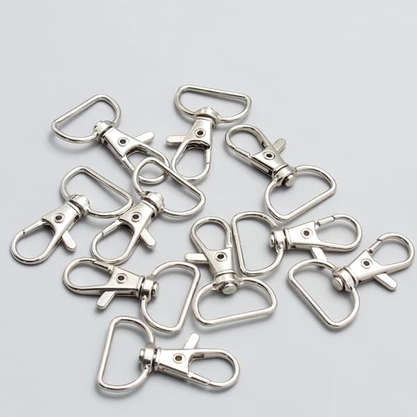 Karbinnyckelring, Nyckelring (10 stycken, 3,9 * 2,5 cm)